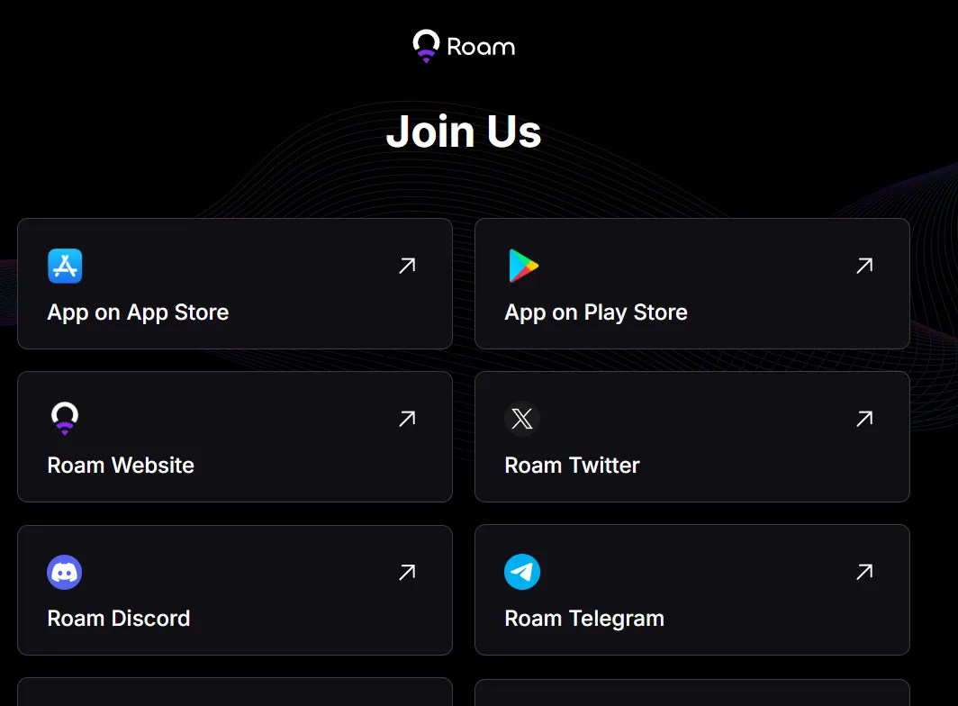 롬(Roam) | 와이파이 등록하기 - 코인니스