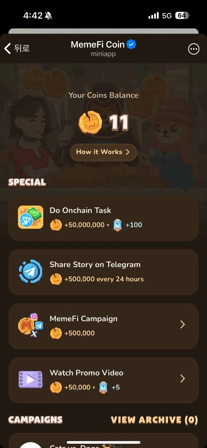 MemeFi | モンスターをタップする - AirDrop - CoinNess