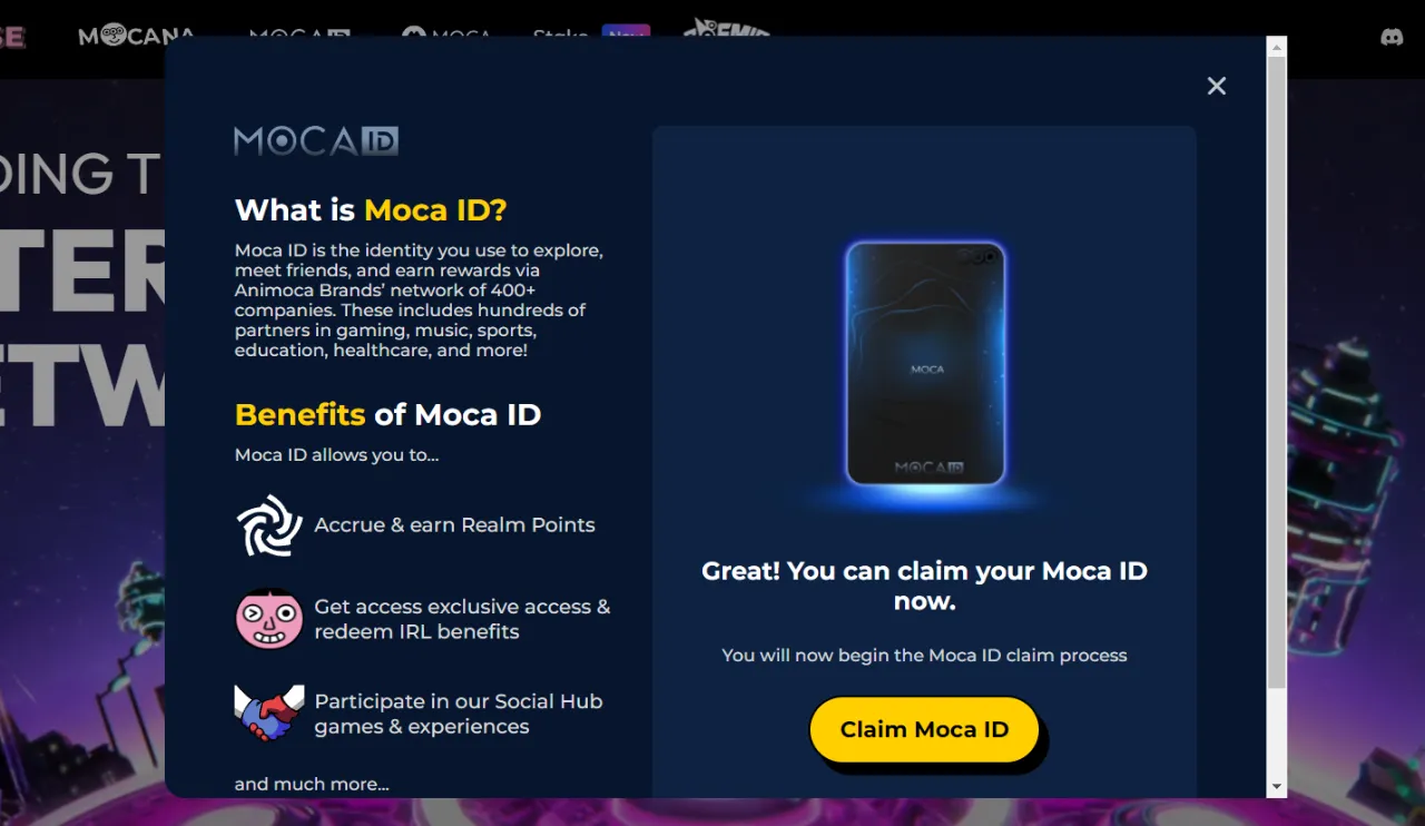 모카버스(Mocaverse) | 모카 ID 클레임 - 코인니스