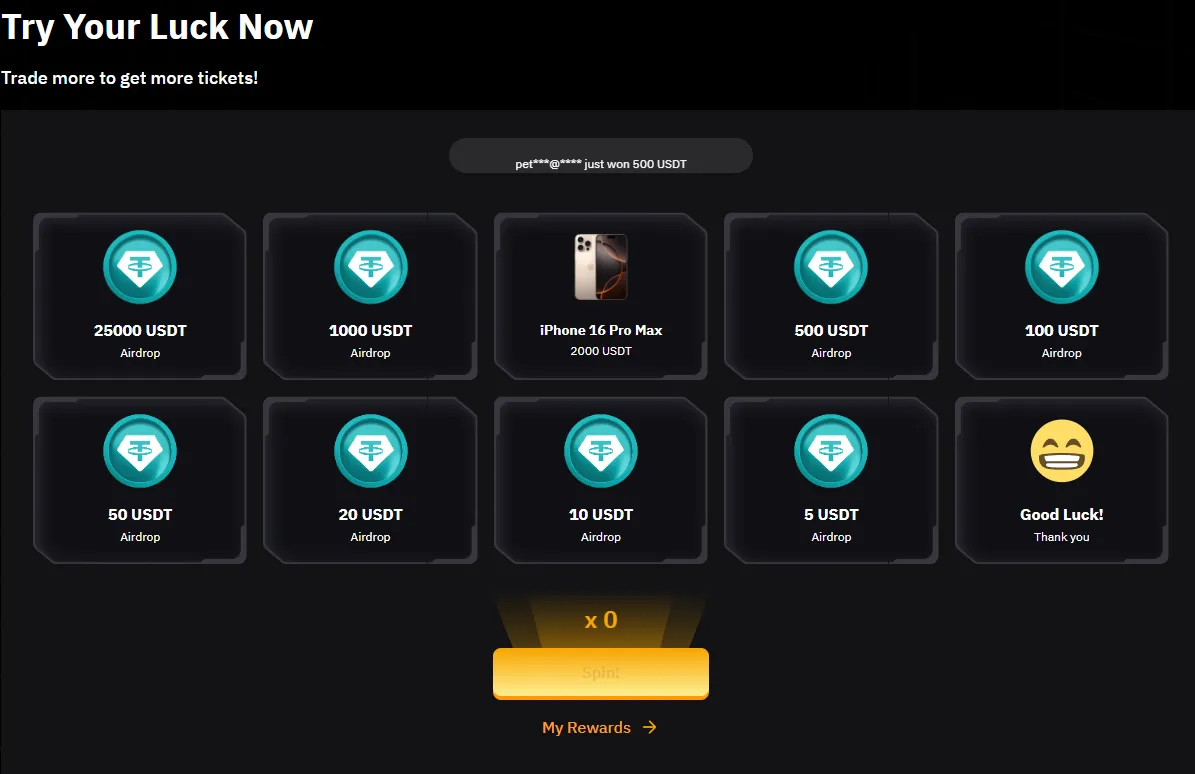 바이비트(Bybit) | 럭키 드로우 - 코인니스