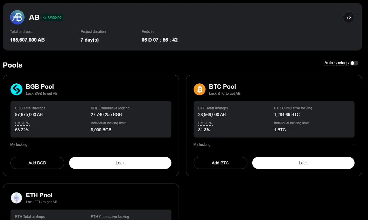 비트겟(Bitget) | AB 런치풀 - 코인니스