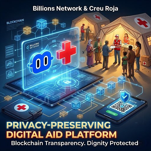 빌리언즈 네트워크, 스페인 적십자사와 '프라이버시 보호형 디지털 구호 플랫폼' 공식 출범
