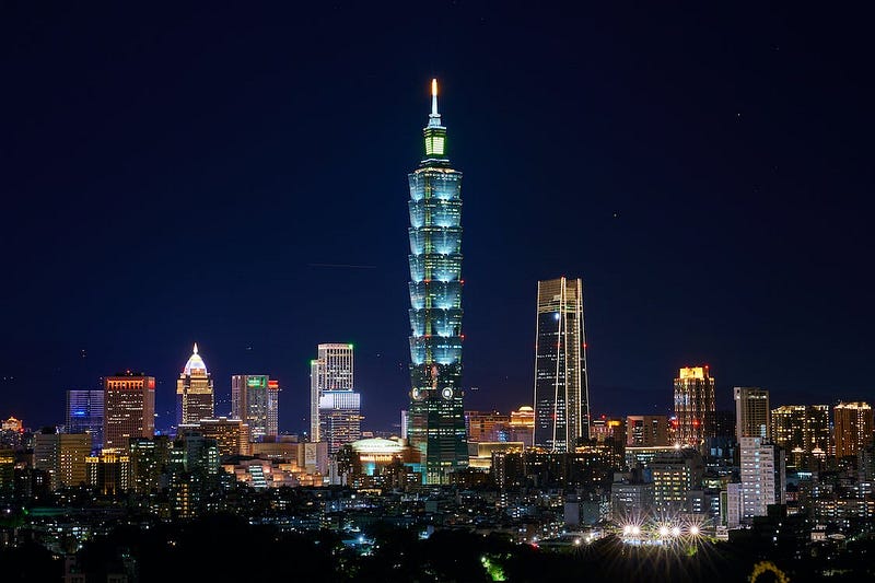 Taiwan night view