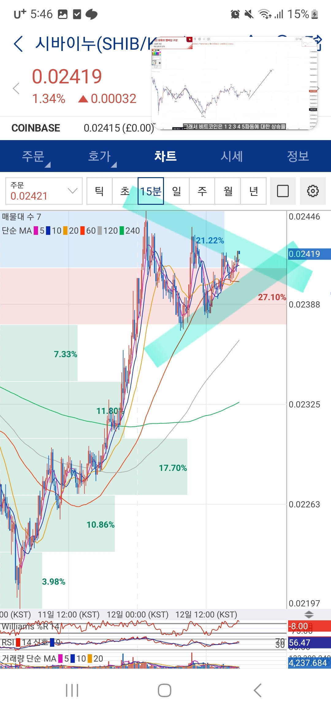 시바이누 삼각수렴중, 관점공유:) - 코인니스