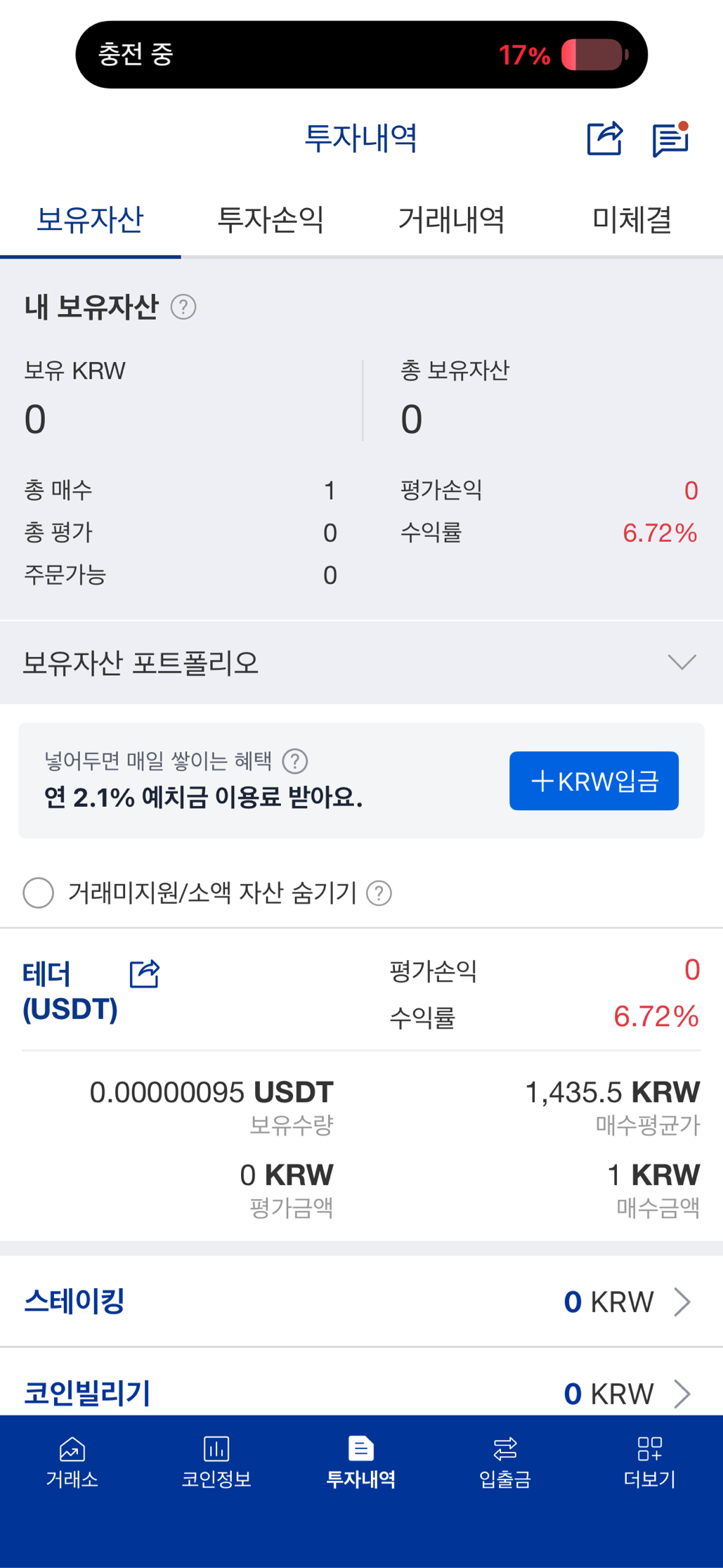 지금 자산 마이너스인 흑우 업제? ㅋㅋ - 코인니스