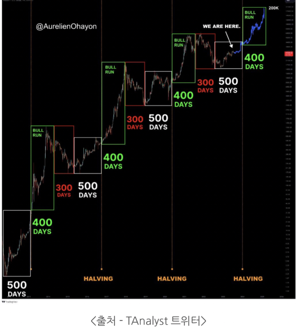 비트코인 반감기 패턴🔥 - 코인니스