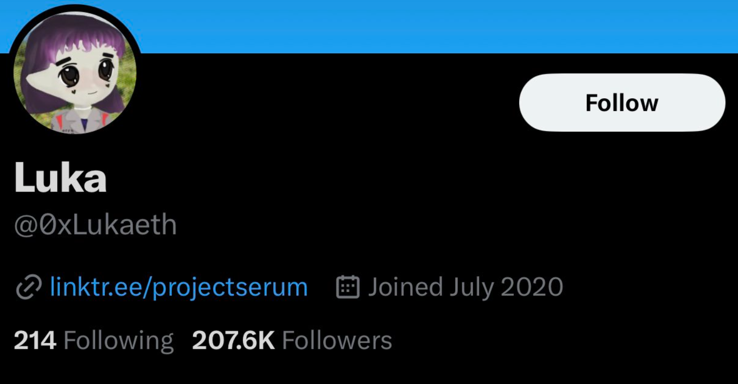 인용 모아보기 | 세럼, 트윗 전부 삭제하고 계정 이름도 변경 - 코인니스