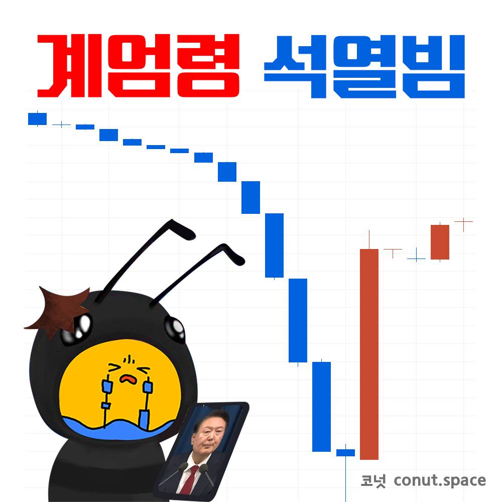 계.엄.령. 석.열.빔.📉🎢📈 - 코인니스