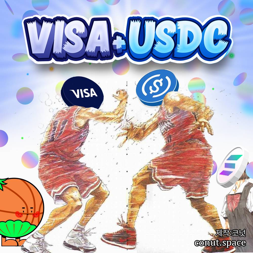 보자 보자 VISA 보자 + USDC 같이 보자😎 - 코인니스